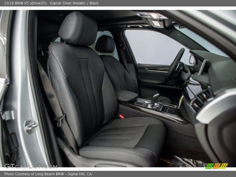 Glacier Silver Metallic / Black 2018 BMW X5 sDrive35i