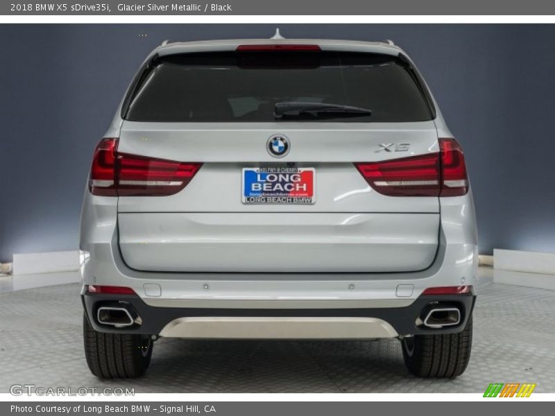 Glacier Silver Metallic / Black 2018 BMW X5 sDrive35i