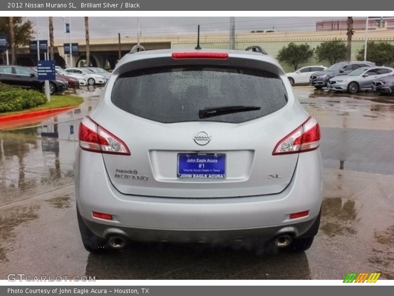 Brilliant Silver / Black 2012 Nissan Murano SL