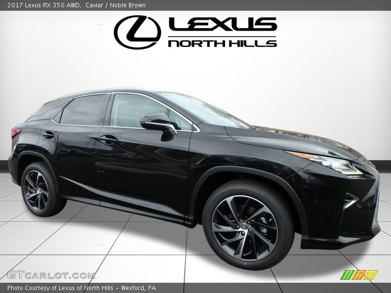 Caviar / Noble Brown 2017 Lexus RX 350 AWD