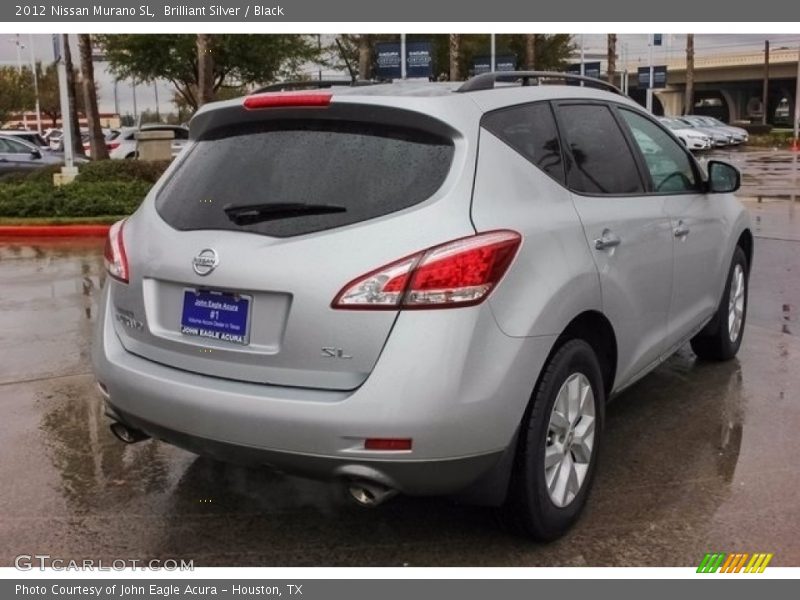 Brilliant Silver / Black 2012 Nissan Murano SL