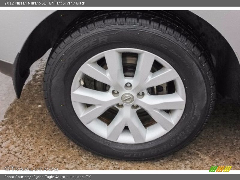 Brilliant Silver / Black 2012 Nissan Murano SL