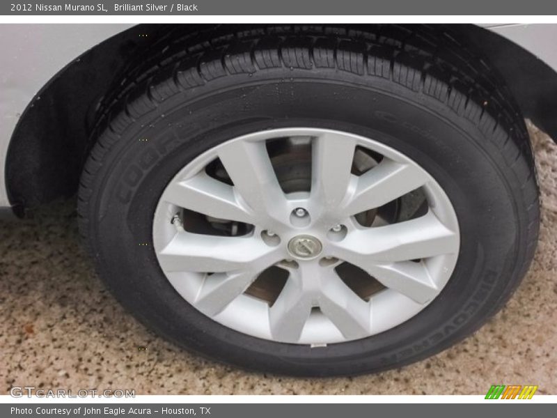 Brilliant Silver / Black 2012 Nissan Murano SL