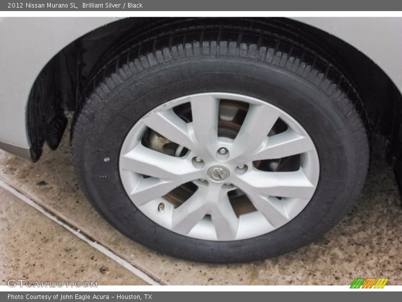 Brilliant Silver / Black 2012 Nissan Murano SL