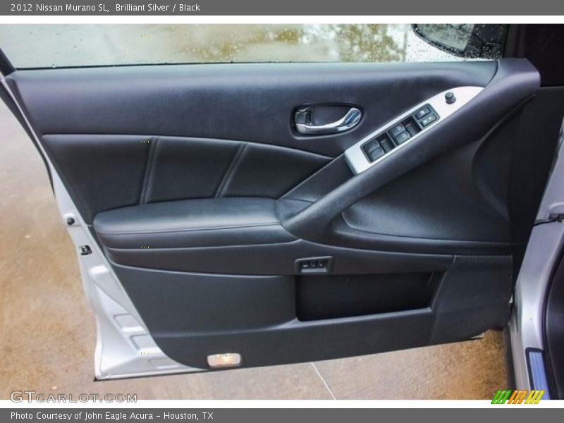 Brilliant Silver / Black 2012 Nissan Murano SL