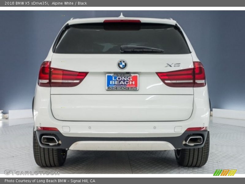 Alpine White / Black 2018 BMW X5 sDrive35i
