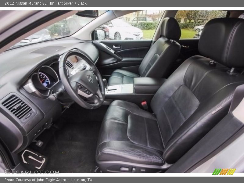 Brilliant Silver / Black 2012 Nissan Murano SL