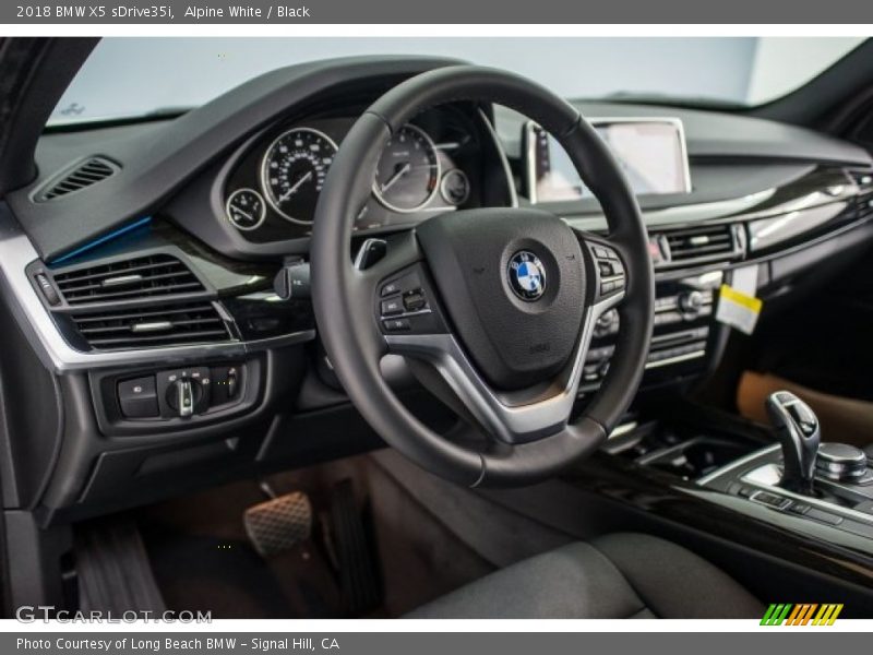 Alpine White / Black 2018 BMW X5 sDrive35i