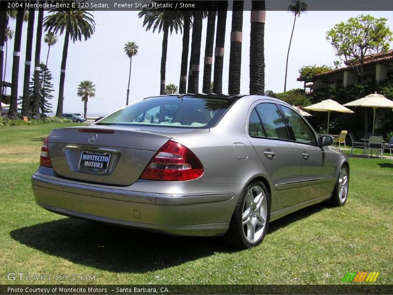 Pewter Silver Metallic / Stone 2004 Mercedes-Benz E 320 Sedan