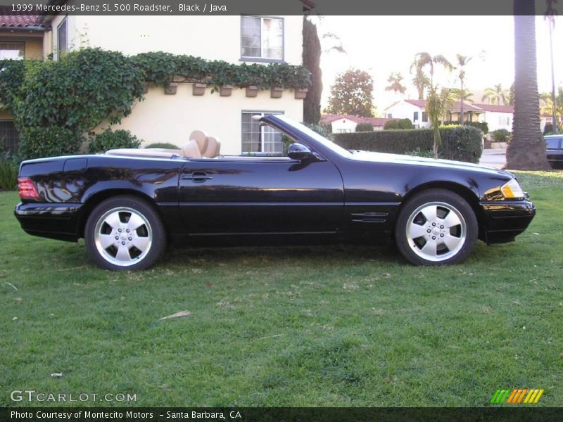 Black / Java 1999 Mercedes-Benz SL 500 Roadster