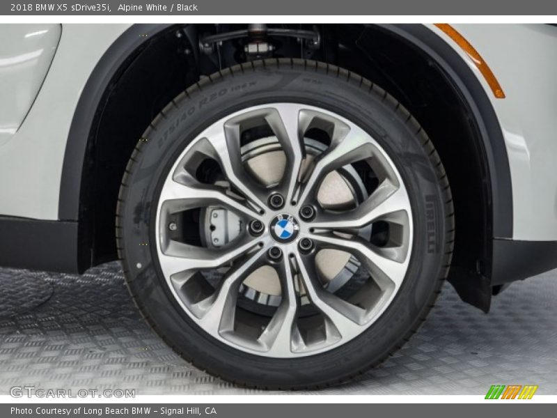 Alpine White / Black 2018 BMW X5 sDrive35i