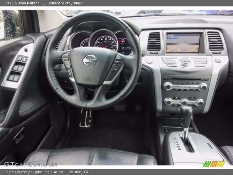 Brilliant Silver / Black 2012 Nissan Murano SL