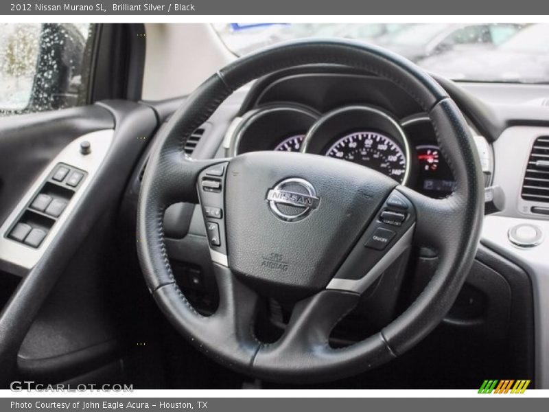 Brilliant Silver / Black 2012 Nissan Murano SL