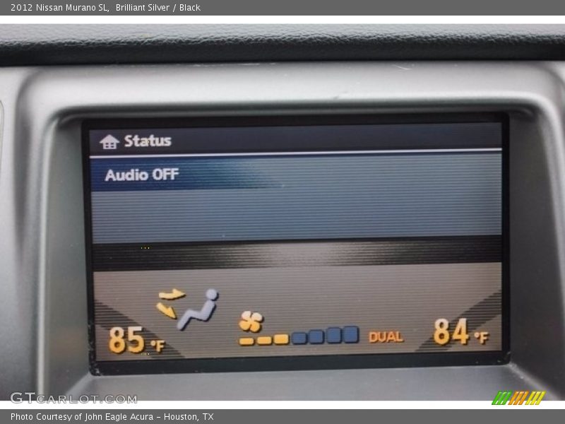 Brilliant Silver / Black 2012 Nissan Murano SL
