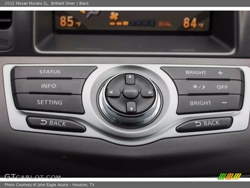 Brilliant Silver / Black 2012 Nissan Murano SL