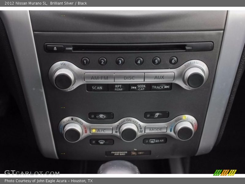 Brilliant Silver / Black 2012 Nissan Murano SL
