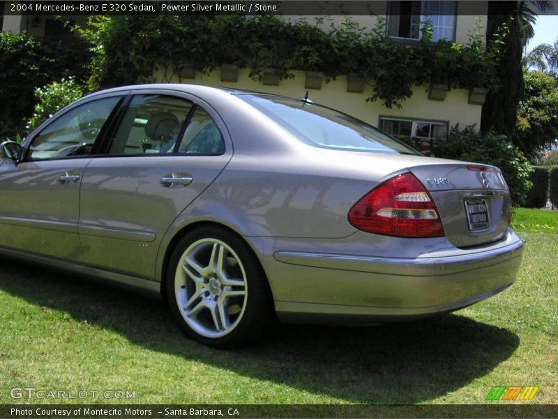 Pewter Silver Metallic / Stone 2004 Mercedes-Benz E 320 Sedan