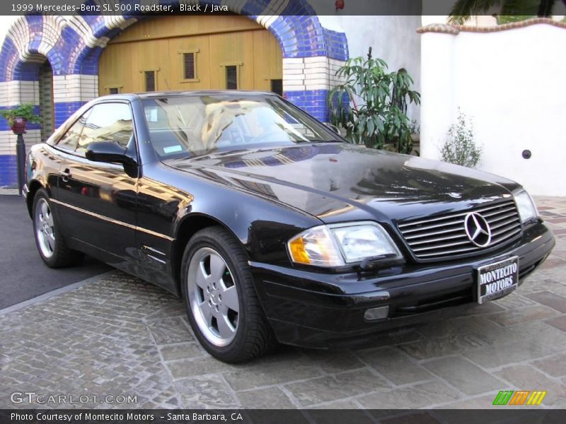Black / Java 1999 Mercedes-Benz SL 500 Roadster
