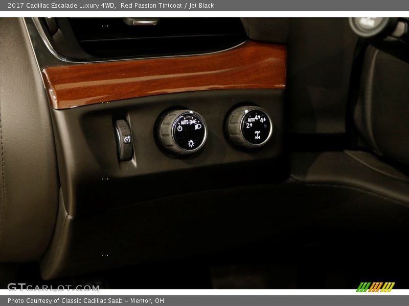 Red Passion Tintcoat / Jet Black 2017 Cadillac Escalade Luxury 4WD