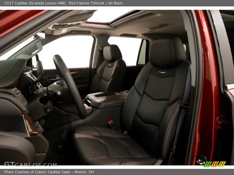 Red Passion Tintcoat / Jet Black 2017 Cadillac Escalade Luxury 4WD