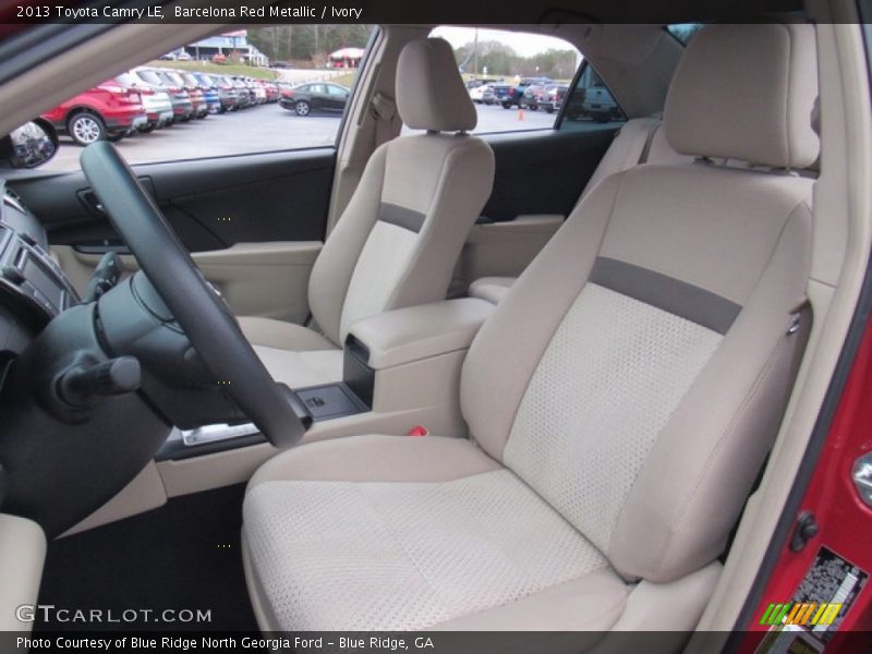 Barcelona Red Metallic / Ivory 2013 Toyota Camry LE