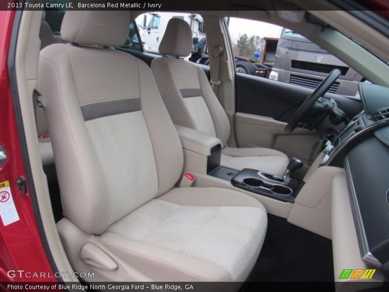 Barcelona Red Metallic / Ivory 2013 Toyota Camry LE