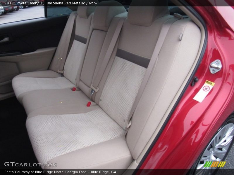 Barcelona Red Metallic / Ivory 2013 Toyota Camry LE