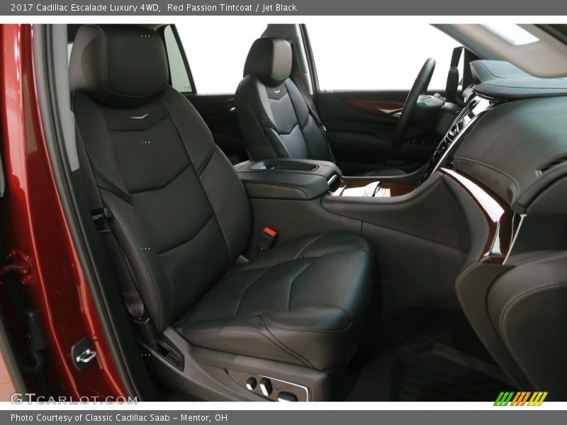 Red Passion Tintcoat / Jet Black 2017 Cadillac Escalade Luxury 4WD