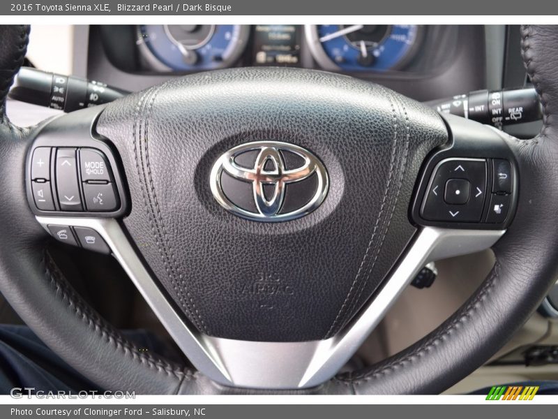 Blizzard Pearl / Dark Bisque 2016 Toyota Sienna XLE