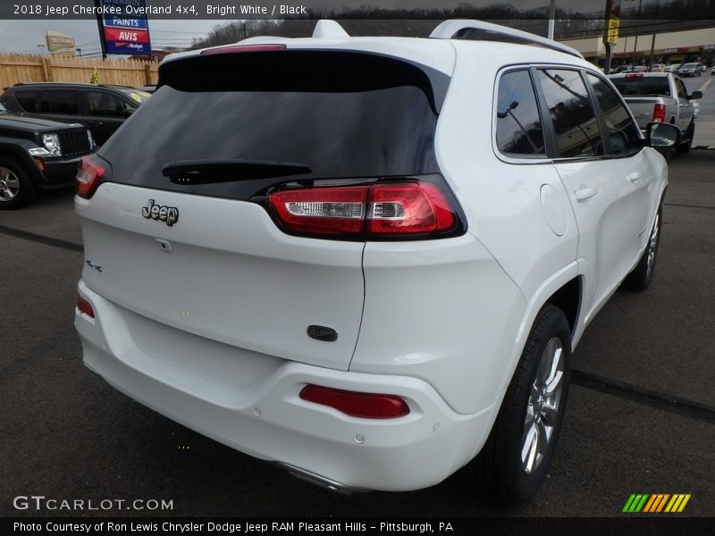 Bright White / Black 2018 Jeep Cherokee Overland 4x4