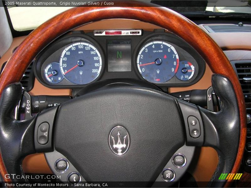 Grigio Nuvolari (Silver) / Cuoio 2005 Maserati Quattroporte