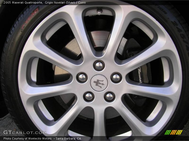 Grigio Nuvolari (Silver) / Cuoio 2005 Maserati Quattroporte