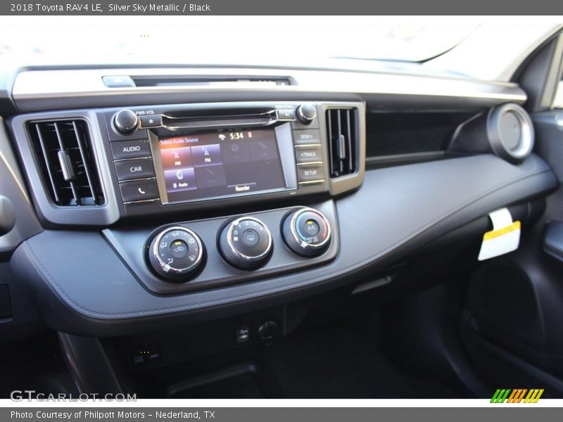 Controls of 2018 RAV4 LE