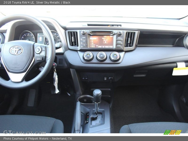Dashboard of 2018 RAV4 LE