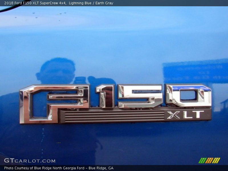 Lightning Blue / Earth Gray 2018 Ford F150 XLT SuperCrew 4x4