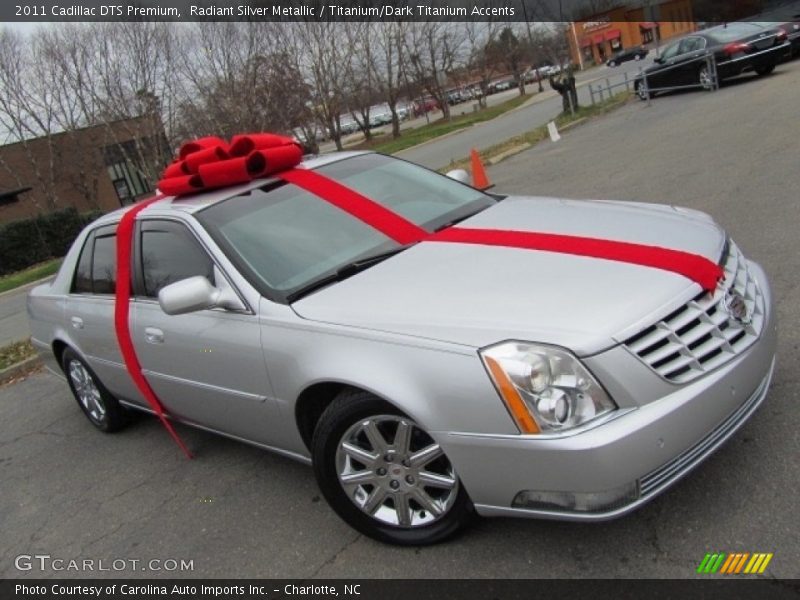 Radiant Silver Metallic / Titanium/Dark Titanium Accents 2011 Cadillac DTS Premium