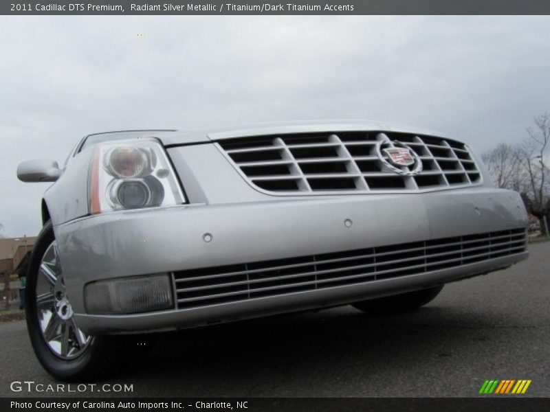 Radiant Silver Metallic / Titanium/Dark Titanium Accents 2011 Cadillac DTS Premium
