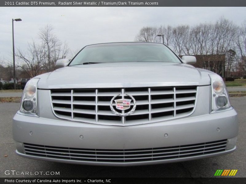 Radiant Silver Metallic / Titanium/Dark Titanium Accents 2011 Cadillac DTS Premium