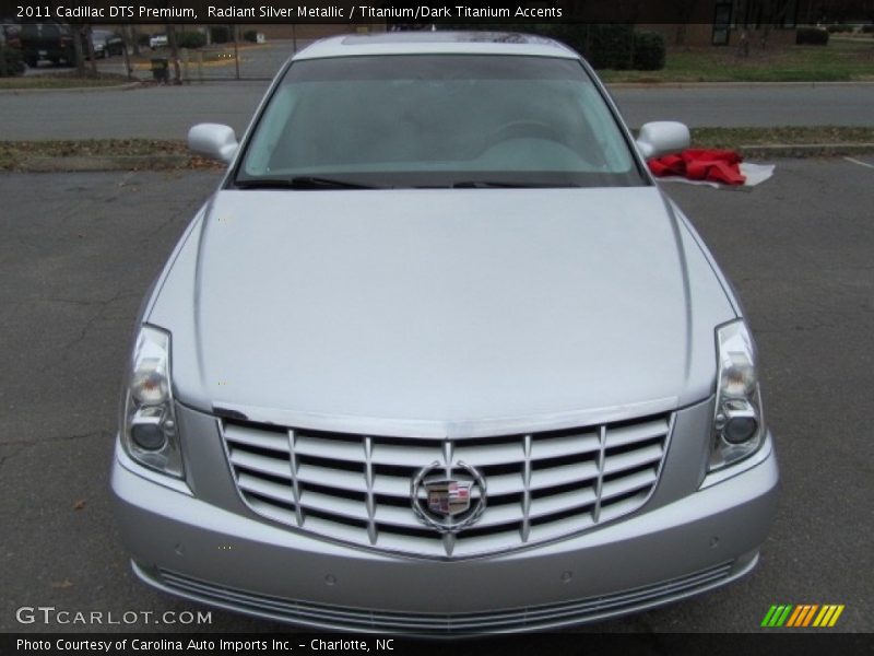 Radiant Silver Metallic / Titanium/Dark Titanium Accents 2011 Cadillac DTS Premium