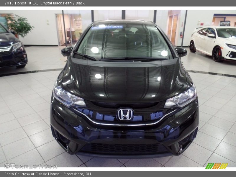 Crystal Black Pearl / Black 2015 Honda Fit EX