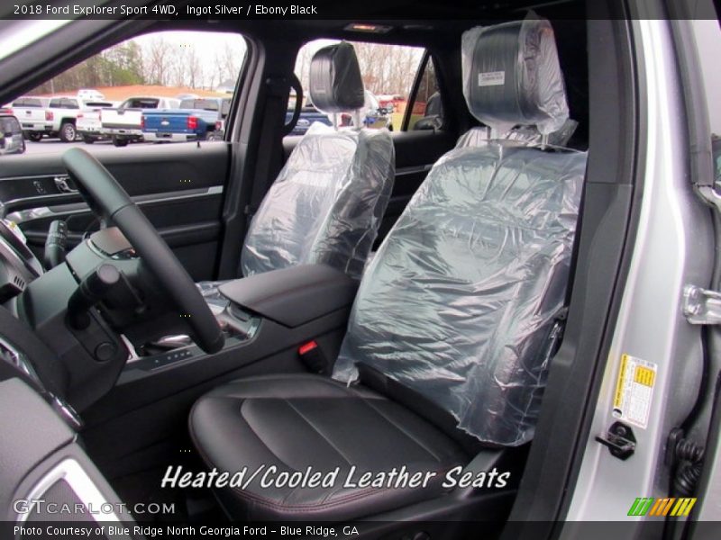 Ingot Silver / Ebony Black 2018 Ford Explorer Sport 4WD