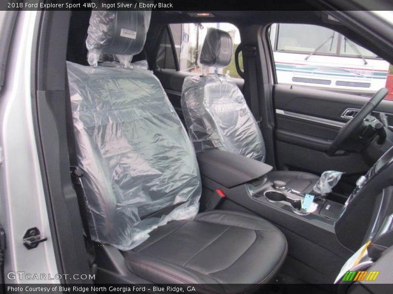  2018 Explorer Sport 4WD Ebony Black Interior