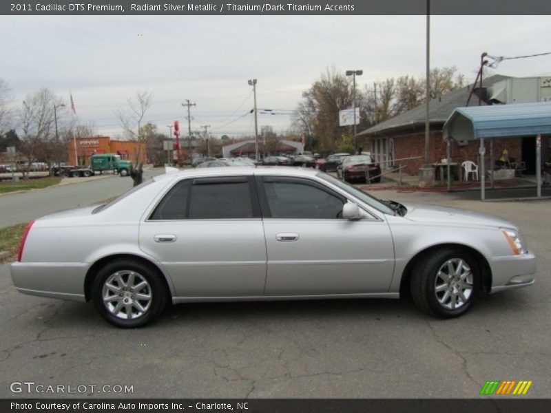 Radiant Silver Metallic / Titanium/Dark Titanium Accents 2011 Cadillac DTS Premium