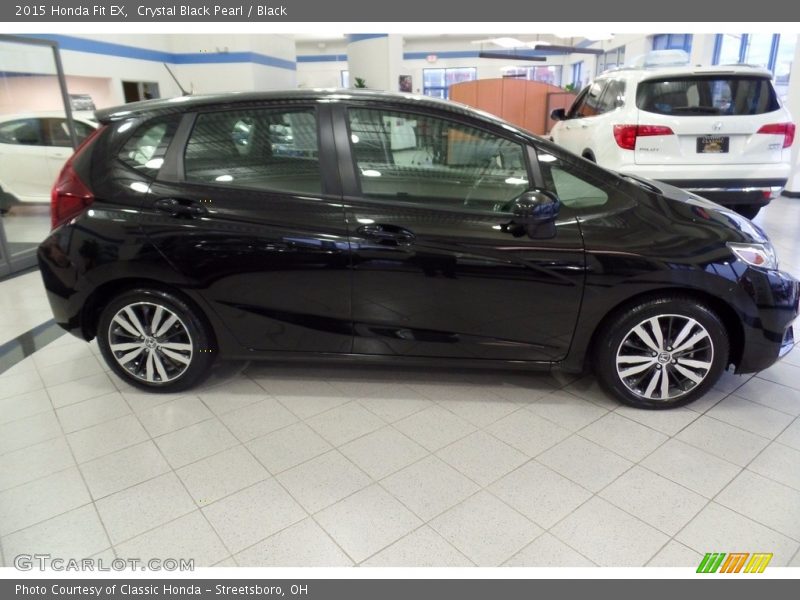Crystal Black Pearl / Black 2015 Honda Fit EX