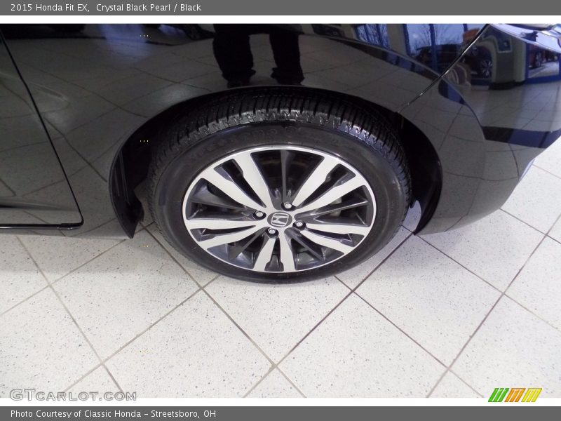 Crystal Black Pearl / Black 2015 Honda Fit EX