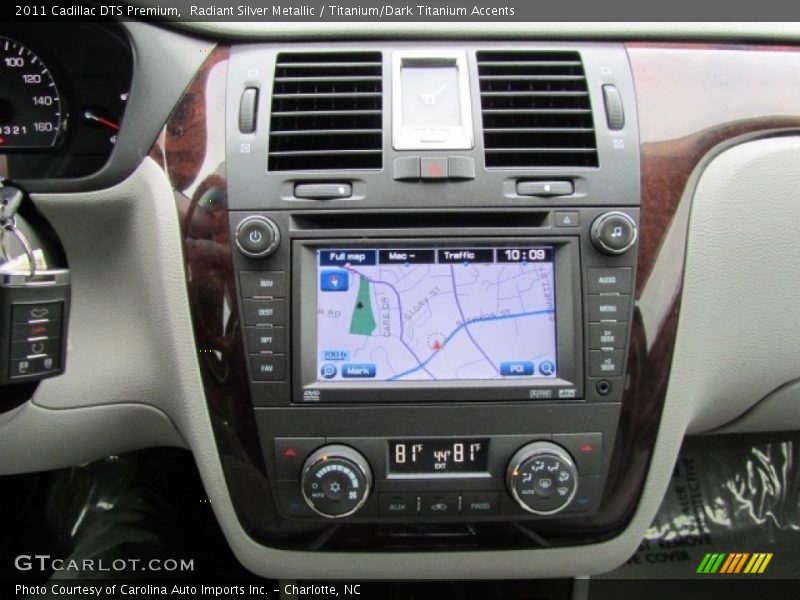 Radiant Silver Metallic / Titanium/Dark Titanium Accents 2011 Cadillac DTS Premium