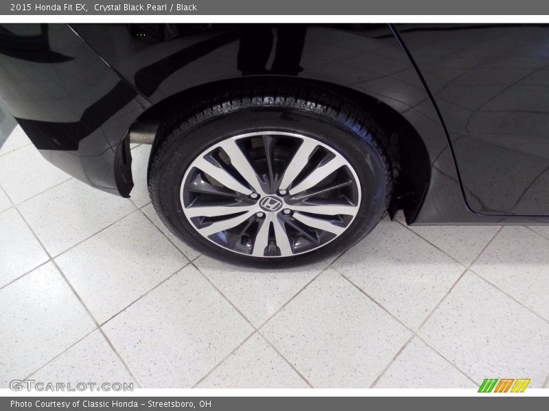 Crystal Black Pearl / Black 2015 Honda Fit EX