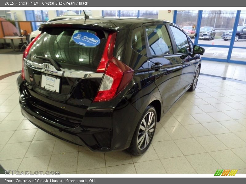 Crystal Black Pearl / Black 2015 Honda Fit EX