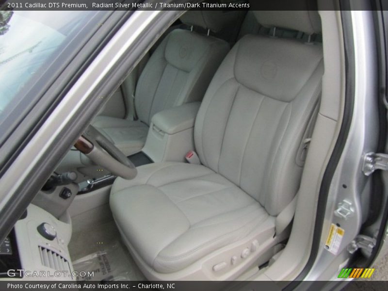 Radiant Silver Metallic / Titanium/Dark Titanium Accents 2011 Cadillac DTS Premium