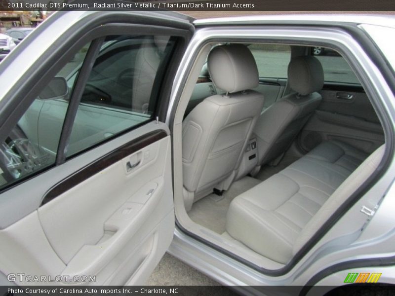 Radiant Silver Metallic / Titanium/Dark Titanium Accents 2011 Cadillac DTS Premium